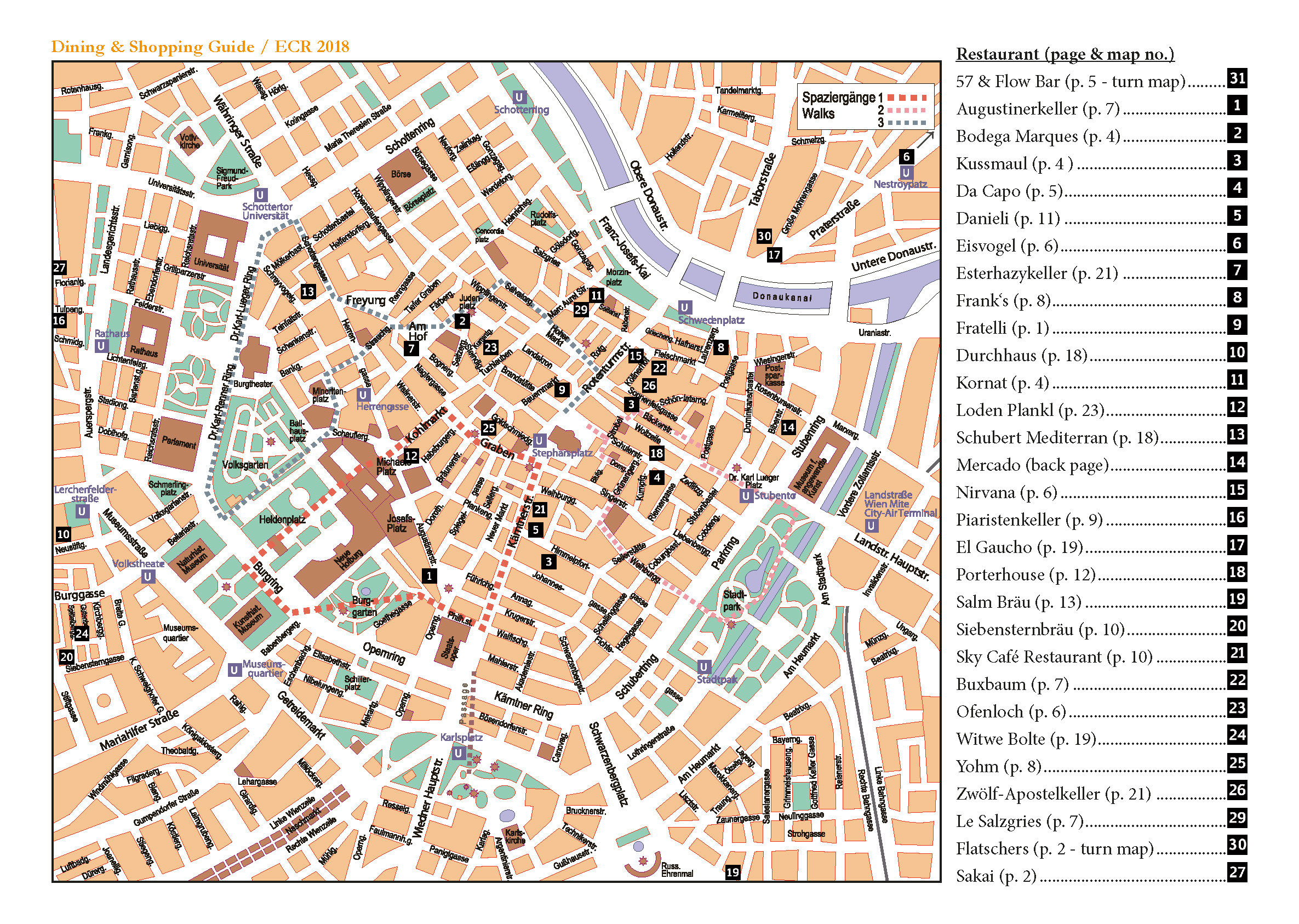 Der Stadtplan – Congress Services Vienna